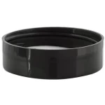 38mm 38-400 Black or White Smooth PP Plastic Lids
