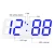 Import 3D LED Digital Alarm Clocks Wall Hanging Watch Snooze Function Table Clock Calendar Thermometer Display Office Electronic Watch from China