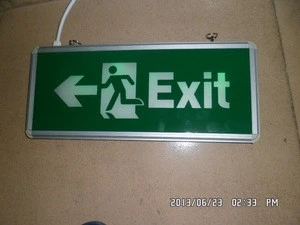3W Aluminum and Glass Exit signs Lighting Restaurant Emergency Light