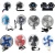 4 inch 6 inch car fan 360 Degree Rotating Air Cooling Fan Low Noise Summer Car Air Conditioner