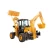 Import 4 wheel drive mini tractor backhoe loader spare parts from China
