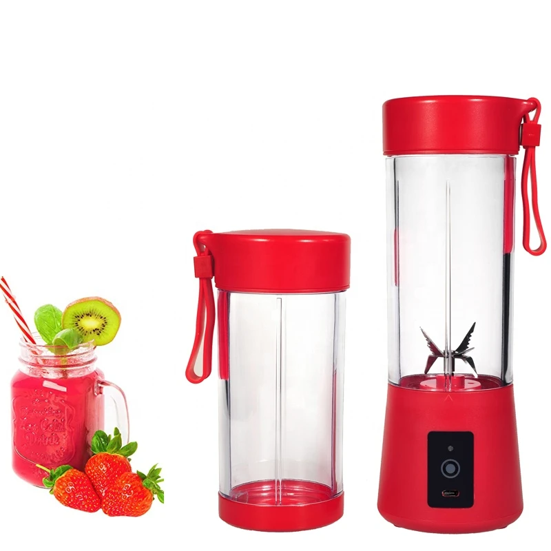400ML christmas beauty portable blender 6 blades Fruit Juicer cup outdoor use sports Mini Mixer for Protein powder