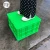40litre Green color Solid Stacking Plastic Cube hobby box For Seafood Display size 495*495*H300mm