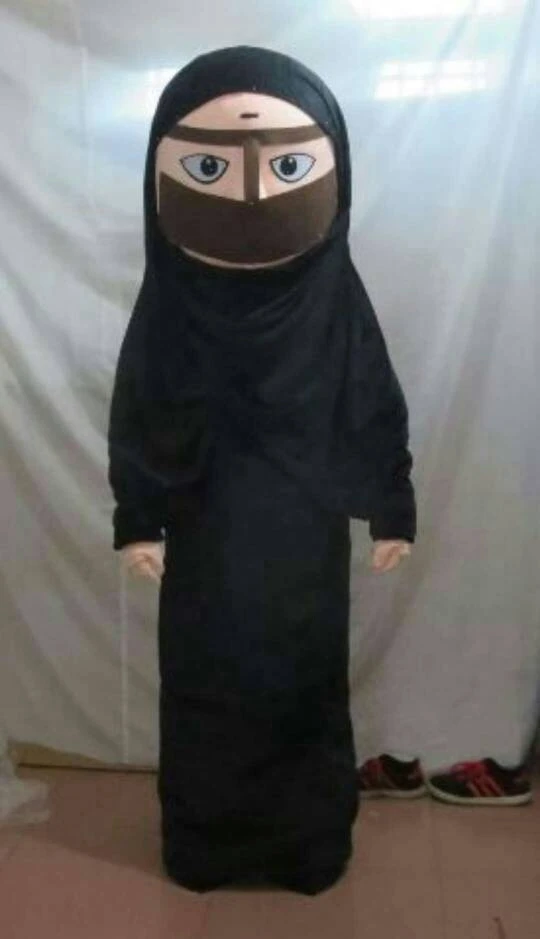 4170  Custom Arab Woman Mascot Costumes,accept any designs.