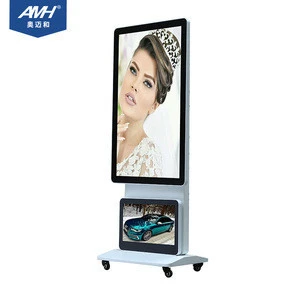 43 inch rotatable standing lcd advertising equipment / lcd advertising monitor / network lcd advertising display
