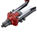4770614 EXTOL FORTUM 330mm design patents hard CrMoV steel hand riveter with lever and plastic collection bottle