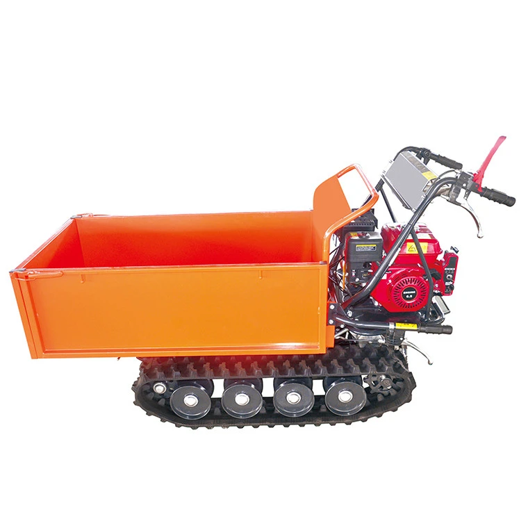 500kg gasoline engine mini crawler dumper  tractor