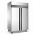 Import 500L New Style 2 doors stainless steel upright commercial deep freezer from China