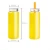 Import 500mL ice drink juice bottle cold bubble fruit flower tea food grade plastic water bottle from China