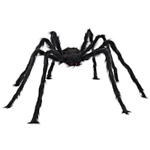 59 Inch Large Hairy Scary Furry Giant Spider Halloween Party Decoration