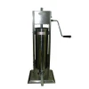 5L hand press stainless steel chunk meat stuffer machine/ manual sausage filling for bologna sausage