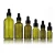 Import 5ml 10ml 15ml 20ml 30ml 50ml 100ml Olive Green Facial Oil Hair Serum  Essential Oil Glass Dropper Bottles from China