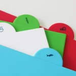 5pcs PP Kitchen Chopping Block Eco-friendly 4-color One Set Chopping Block