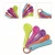 Import 5PC/Set Food Grade Accurate Silicone Measuring Spoons Set Measure Cup Set For Liquid Powder from China