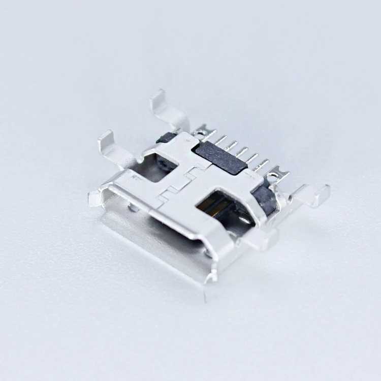 5Pin Micro Usb Charging Port 5 Pin B-Type Mid Mount Socket 5P Smt  Female Usb 2.0 Micro B Type  Connector