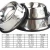 Import 6 size available ready to ship pet stainless steel dog cat food and water bowl from China