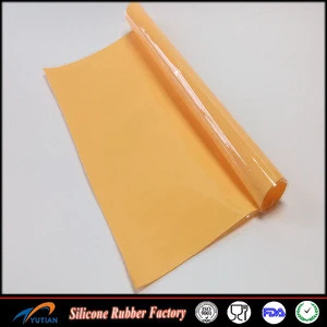 60 Shore A hardness customized color silicone rubber sheet