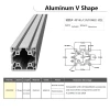 6063 anodized aluminum extrusion 4040 v slot square linear rail aluminum profile extrusion for cnc industrial milling machines p
