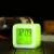 Import 7 LED Colors Changing Digital Alarm Clock Desk Gadget Digital Alarm Thermometer Night Glowing Cube LCD Clock for home decoration from China