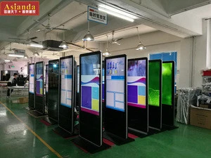 75inch TFT Indoor Digital Signage LCD Standing mall Advertising ,Elevator Advertisement Display
