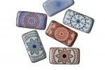 8 inch Rectangle Plates Vintage Ceramic Dinnerware Dishes Butter dish High temperature underglaze color plate Style customized