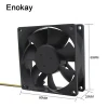 80mm 8025 size dc brushless 3pin axial cooling 80x80x25mm fan 5 volt dc