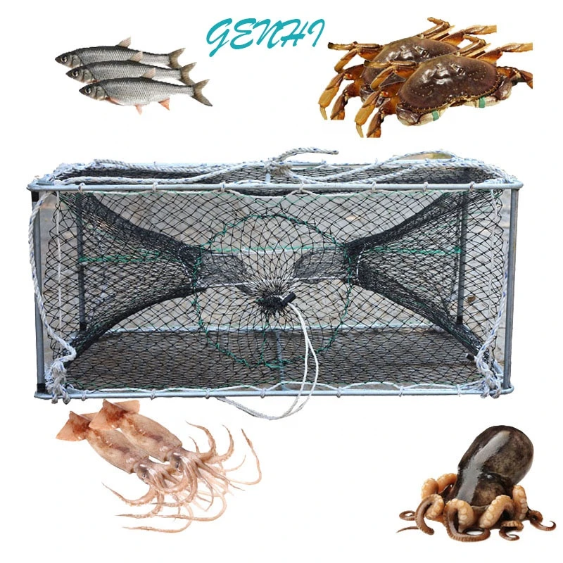 85*50*40 cm Galvanized small square cage Aquaculture Traps crab traps fishing trap