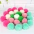 Import 8cm Handmade Faux rabbit Fur Ball  Faux Fur Pom Poms For DIY Hats from China