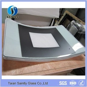 8mm clear temped glass for electric fireplace