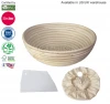 9 Inch Bread Proofing Basket  Proofing Basket, Cloth Liner from Vietnam