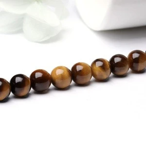 A Grade High Quality Brown Tiger Eye Loose Beads for Bracelet Necklace