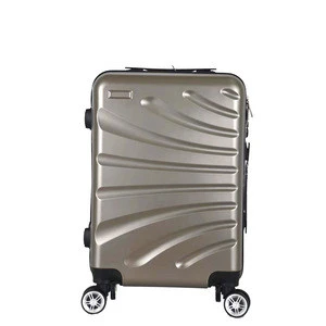 ABS or PC Polycarbonate Trolley Luggage 20&quot; 24&quot; Inches Iron / Aluminum Trolley