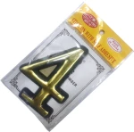 Adhesive Plastic hotel adhesive door number plates 4