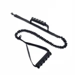 Adjustable Durable Two Padded Soft Handle Shock Absorbing Elastic Bungee Reflective Dog Leash for Walking Running Lead