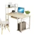 Import adjustable laptop stand desk PC desktop computer table with bookshelf from China