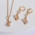 Import African Animal and Sex Image Women Jewelry Sets 18K Gold Plated Opp Bag Yili 6 Sets Jewelry Set from China