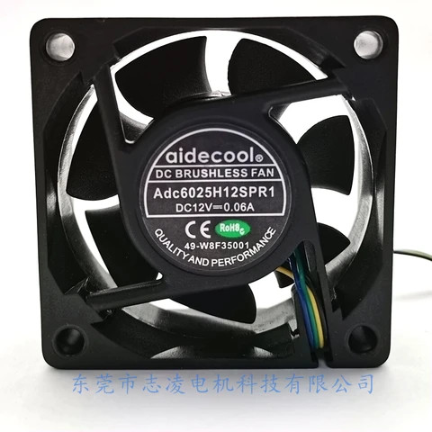 Buy Aidecoolr 60*60*25mm Power Supply Dedicated Fan Black Mini Chassis ...