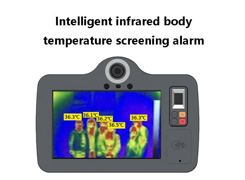 airport supermarket temperature measurement 8inch tablet
