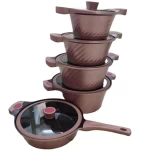 Aluminum Ceramic Coating Cooker King Non-stick Cookware Sets Kitchen Cooking Ware Set
