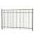 Import Aluminum railing systems black aluminum fence / China low price processed aluminum fence from China
