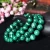 Import Amazon Fashion 8mm Natural Green Malachite Stone Beads Bracelets Gemstone Malachite Beads Elastic Lap Bracelet Yoga Bangles from China