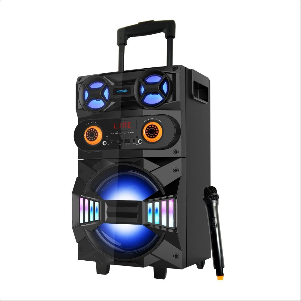 Amazon hot selling karaoke player with bluetooth bt sound box speaker