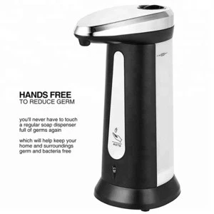 Amazon touch-free sensor auto liquid soap dispenser hand soap dispenser automatic for Kitchen Bathroom with waterproof base
