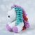 Import Animal Stuffed Crochet Unicorn Amigurumi Baby Toy from China