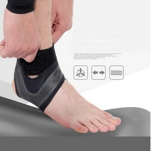 Ankle Support, Adjustable Compression Brace for Arthritis/Sprain Pain Relief/Sports Injuries & Recovery, Breathable Ankle Pads