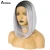 Import Anogol Short Ombre Purple Natural Hair Wig Transparent Lace Wig Short Bob Wigs from China