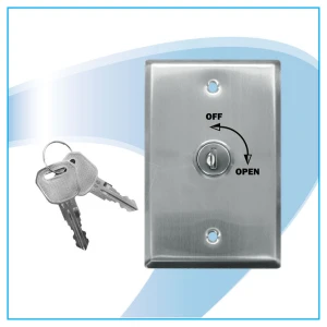 ANSI standard key switch with 2 keys