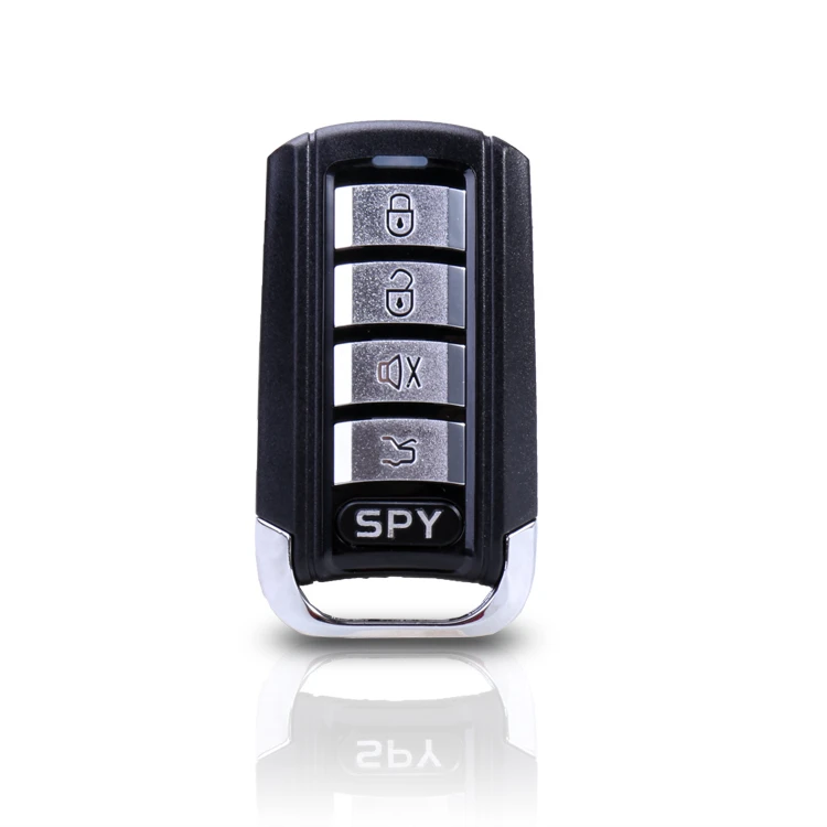 Anti-hijacking 1-way car alarm system with shock sensor/LED indicator and central locking automation function