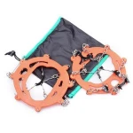 Anti-slip Ice Cleats Shoe Boot Tread Grips Traction Crampon Chain Spike Sharp Snow Walking Walker