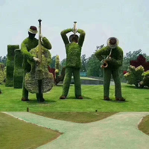 Artificial plant sculpture garden decoration green topiary artificial sculpture